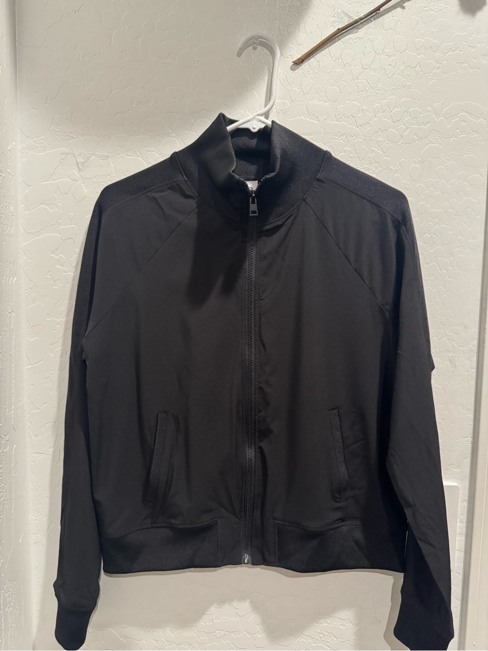 90 Degree By Reflex Black Athletic Bomber Jacket